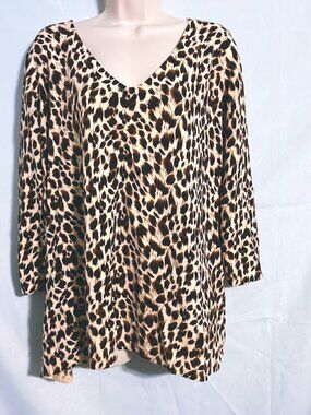 Cato Cute Animal Print Sweater Size 26/28W